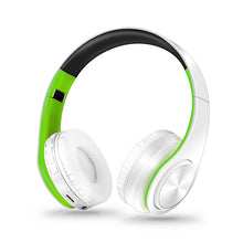 Load image into Gallery viewer, Earphone Bluetooth Headphones Over Ear Stereo Wireless Headset Soft Leather Earmuffs Built-in Mic for PC/Cell Phones/TV
