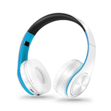 Load image into Gallery viewer, Earphone Bluetooth Headphones Over Ear Stereo Wireless Headset Soft Leather Earmuffs Built-in Mic for PC/Cell Phones/TV
