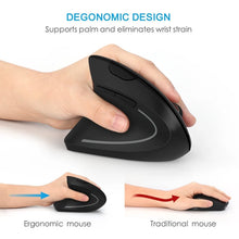Load image into Gallery viewer, Ergonomic Vertical Mouse 2.4G Wireless Right Left Hand Computer Gaming Mice 6D USB Optical Mouse Gamer Mouse For Laptop PC
