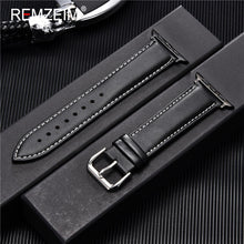 Load image into Gallery viewer, Calfskin Genuine Leather Watchband 38mm 40mm 41mm for iwatch 7 2 3 4 5 6 Soft Replace Wrist Strap 42mm 44mm 45mm for Apple Watch
