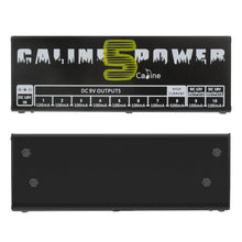 Load image into Gallery viewer, Caline CP-05 Guitar Effect Pedal Power Supply 10 Isolated Outputs (9V,12V,18V) Power Tuner Short Circuit /Overcurrent Protection
