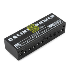Load image into Gallery viewer, Caline CP-05 Guitar Effect Pedal Power Supply 10 Isolated Outputs (9V,12V,18V) Power Tuner Short Circuit /Overcurrent Protection
