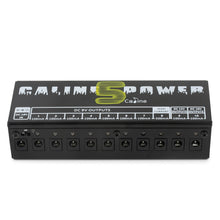 Load image into Gallery viewer, Caline CP-05 Guitar Effect Pedal Power Supply 10 Isolated Outputs (9V,12V,18V) Power Tuner Short Circuit /Overcurrent Protection
