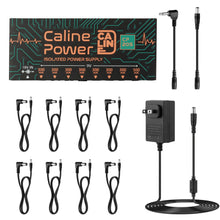 Load image into Gallery viewer, Caline CP-205 Truly Isolated Power Supply Transparent DC Multi Power Supply 8 Outputs For Guitar Effect Pedal
