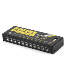 Load image into Gallery viewer, Caline CP-207 Truly Isolated Pedal Power Supply 10 Outputs For 9V 12V 18V Guitar Effects with Adapter and 12 Cables Accessories
