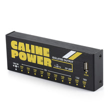 Load image into Gallery viewer, Caline CP-207 Truly Isolated Pedal Power Supply 10 Outputs For 9V 12V 18V Guitar Effects with Adapter and 12 Cables Accessories
