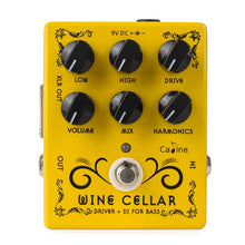 Load image into Gallery viewer, Caline CP-60 Wine Cellar Bass Driver + DI box Guitar Effects Pedal True Bypass Electric Guitar Parts &amp; Accessories

