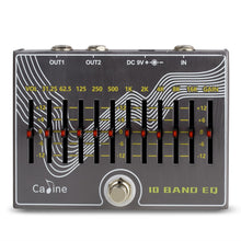 Load image into Gallery viewer, Caline CP-81 10 Band EQ Guitar Effect Pedal True Bypass Design Equalizer Pedal Electric Guitar Parts &amp; Accessories
