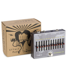 Load image into Gallery viewer, Caline CP-81 10 Band EQ Guitar Effect Pedal True Bypass Design Equalizer Pedal Electric Guitar Parts &amp; Accessories

