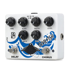 Load image into Gallery viewer, Caline DCP-03 DEVILFISH Chorus Delay Effect Pedal Guitar Accessories Dual Guitar Pedal
