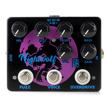 Load image into Gallery viewer, Caline DCP-08 Nightwolf Fuzz &amp; Pure Sky Overdrive 2-in-1 Guitar Effect Pedal True Bypass Electric Guitar Parts &amp; Accessories
