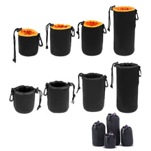 Load image into Gallery viewer, Camera Lens Pouch Bag Neoprene Waterproof Soft Video Camera Lens Pouch Bag Case For Canon Sony for Most Digital SLR Camera
