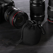 Load image into Gallery viewer, Camera Lens Pouch Bag Neoprene Waterproof Soft Video Camera Lens Pouch Bag Case For Canon Sony for Most Digital SLR Camera
