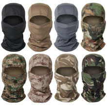 Load image into Gallery viewer, Camouflage Balaclava Full Face Scarf Ski Cycling Full Face Cover Winter Neck Head Warmer Tactical Airsoft Cap Helmet Liner
