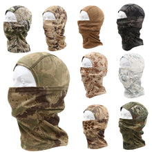 Load image into Gallery viewer, Camouflage Balaclava Full Face Scarf Ski Cycling Full Face Cover Winter Neck Head Warmer Tactical Airsoft Cap Helmet Liner
