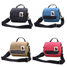 Load image into Gallery viewer, Canvas Camera Bag Case Bag  For Canon EOS M10 M6 M5 SX60 SX50 SX30 SX510 1100D 1200D 1300D 450D 500D 600D 550D 18-55mm lens

