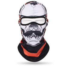 Load image into Gallery viewer, Cap-mask balaclava skull skeleton mask balaclava for fishing hunting tourism and cycling
