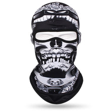 Load image into Gallery viewer, Cap-mask balaclava skull skeleton mask balaclava for fishing hunting tourism and cycling

