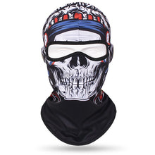 Load image into Gallery viewer, Cap-mask balaclava skull skeleton mask balaclava for fishing hunting tourism and cycling
