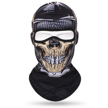 Load image into Gallery viewer, Cap-mask balaclava skull skeleton mask balaclava for fishing hunting tourism and cycling

