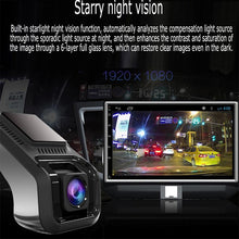 Load image into Gallery viewer, Car 1080P Full HD DVR Night Vision 170 Degree Wide Angle Dash Camera WiFi Dash Cam G Sensor Android USB Video Recorder
