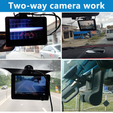 Load image into Gallery viewer, Car DVR 3 Cameras  4.0 Inches Dash Cam Car Video Recorder Auto Registrator Dvrs Dash Cam with 3 Ways Cameras
