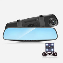 Load image into Gallery viewer, Car Dvr Mirror Camera Dash Cam Front and Rear Video Recorder 4.3inch Night Vision View Reverse Auto Recording Car Camera Dashcam
