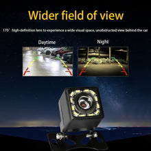 Load image into Gallery viewer, Car Rear View Camera 4LED Night Vision Reversing Automatic Parking Monitor CCD IP68 Waterproof 170 Degree High-Definition Image
