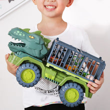 Load image into Gallery viewer, Car Toy Dinosaurs Transport Car Carrier Truck Toy Pull Back Vehicle Toy with Dinosaur Gift for Children

