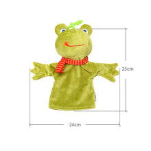 Load image into Gallery viewer, Cartoon Animal Finger Puppet Plush Toys Puppet Monkey/Frog/Duck Figurine Child Baby Favor Doll Tell Story Props Educational Toys
