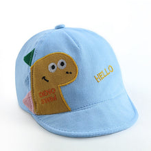 Load image into Gallery viewer, Cartoon Baby Baseball Cap Cute Dinosaur Letter Kids Baby Girl Boy Sun Hat Spring Summer Children Toddler Beach Hat
