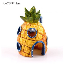 Load image into Gallery viewer, Cartoon Fish Tank Decor Figures Ornaments Simulation Resin Pineapple House Fish Tank Decoration Landscaping Aquarium Accessories
