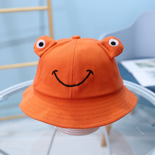 Load image into Gallery viewer, Cartoon Frog Kids Bucket Hat Children Summer Hats Boys Sun Caps Sun Protective Baby Hats Caps

