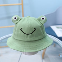 Load image into Gallery viewer, Cartoon Frog Kids Bucket Hat Children Summer Hats Boys Sun Caps Sun Protective Baby Hats Caps
