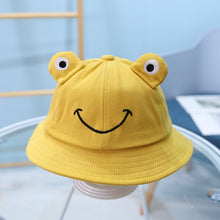 Load image into Gallery viewer, Cartoon Frog Kids Bucket Hat Children Summer Hats Boys Sun Caps Sun Protective Baby Hats Caps
