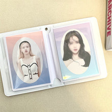 Load image into Gallery viewer, Cartoon PVC Photo Album Idol Card Storage Album 3-inch Love Hollow Printing Album Mini Kpop Photocard Collect Book Stationery
