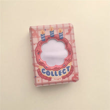 Load image into Gallery viewer, Cartoon PVC Photo Album Idol Card Storage Album 3-inch Love Hollow Printing Album Mini Kpop Photocard Collect Book Stationery
