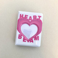 Load image into Gallery viewer, Cartoon PVC Photo Album Idol Card Storage Album 3-inch Love Hollow Printing Album Mini Kpop Photocard Collect Book Stationery
