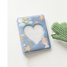 Load image into Gallery viewer, Cartoon PVC Photo Album Idol Card Storage Album 3-inch Love Hollow Printing Album Mini Kpop Photocard Collect Book Stationery
