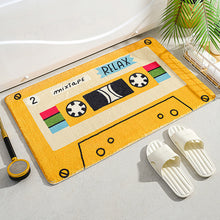 Load image into Gallery viewer, Cashmere Rug Vintage Tape Rug Bathroom Floor Mat Living Room Bedroom Carpet Easy to Clean Non Shedding Non Slip Rug
