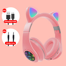 Load image into Gallery viewer, Wireless Headphones Music Stereo Blue-tooth Headphone With Mic Children Daughter fone Gamer Headset Kid Gifts
