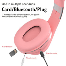 Load image into Gallery viewer, Wireless Headphones Music Stereo Blue-tooth Headphone With Mic Children Daughter fone Gamer Headset Kid Gifts
