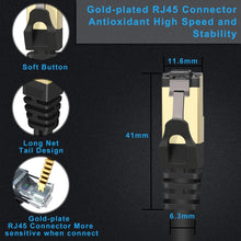 Load image into Gallery viewer, Cat8 Ethernet Cable 40Gbps 2000MHz RJ45 CAT 8 Networking Internet Lan Cord 10m 15m 20m for PS4 Modem PC Router Laptop RJ45 Cable
