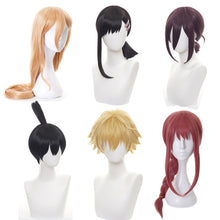 Load image into Gallery viewer, Chainsaw Man Wig For Men Women Hair Makima Denji Quanxi Power Hayakawa Aki Higashiyama Kobeni Synthetic Hair Cosplay Wigs
