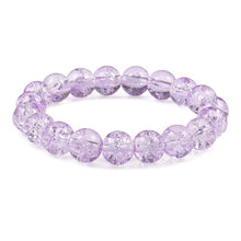 Load image into Gallery viewer, Charm Purple Agates Natural Weathered Gem Stone Bead Strand Women Stretch Bracelet Reiki Yoga Jewelry Best Friend Gift Pulseras

