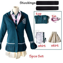 Load image into Gallery viewer, Chiaki Nanami Cosplay Costume Danganronpa 2 Cosplay School Uniform Japanese  wig backpack Halloween Costume For Women Girls
