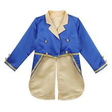 Load image into Gallery viewer, ChicTry Baby Boys Prince Costume Turn-Down Collar Tuxedo Jacket Kids Toddlers Halloween Cosplay Birthday Theme Party Tailcoat
