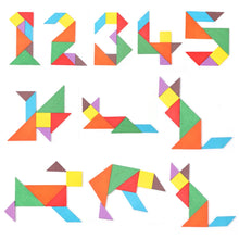 Load image into Gallery viewer, Children Wooden Jigsaw Puzzle Baby Early Educational Development Toys Wood Puzzles Geometric Shape Learning Toy for kids E-C301
