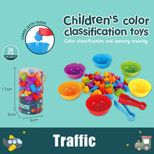 Load image into Gallery viewer, Children's gifts Kids Cognitive Toys Counting Sorting Early Learning  Educational Animal Model Cars Pets Dinosaur
