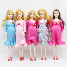 Load image into Gallery viewer, Childrens Toys Dolls 1pcs Educational Real Pregnant Doll Suit Mom Doll Have a Baby in her Tummy for Barbies Doll Child Toy
